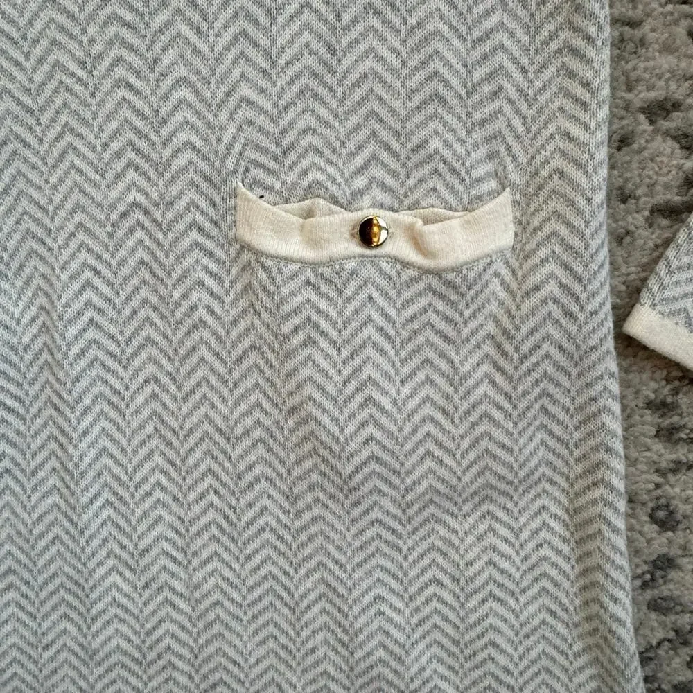 Hope & Henry Bow Detail Sweater Dress Size 12
